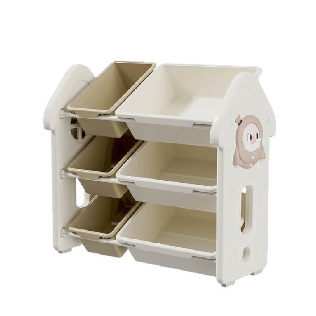 Kids Multi-Layer Toy Storage Organizer with Bins